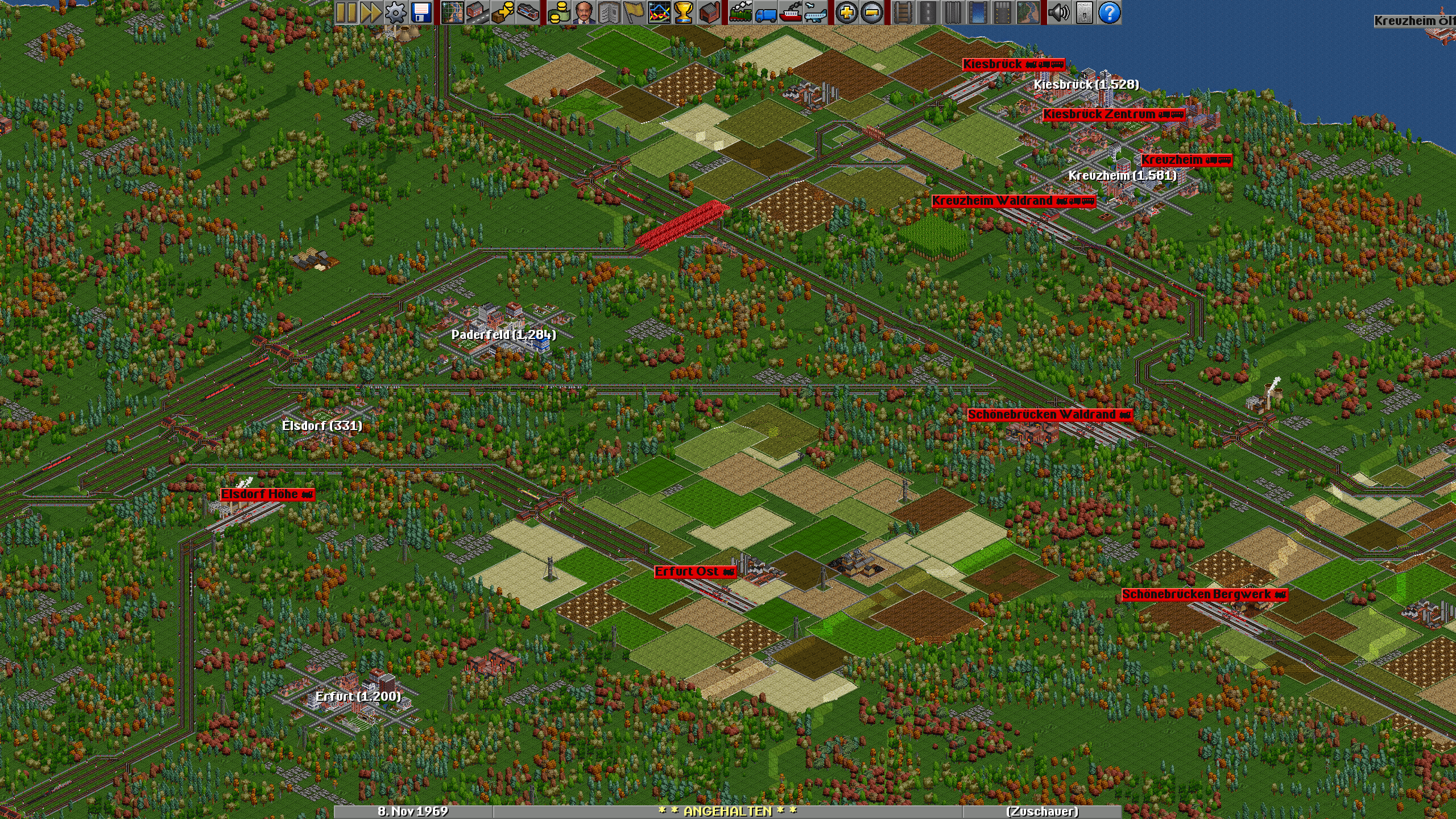 Screenshot of OpenTTD